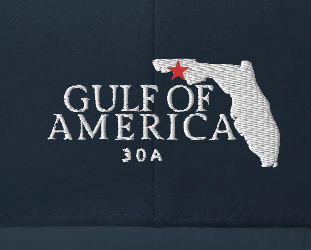 30A Gulf of America Star Map Trucker Cap